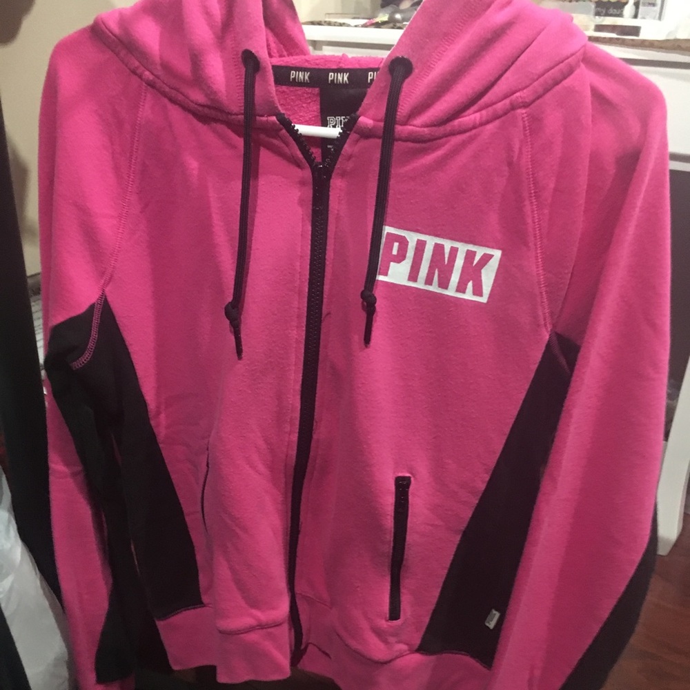 Victoria’s Secret pink zip up hoodie